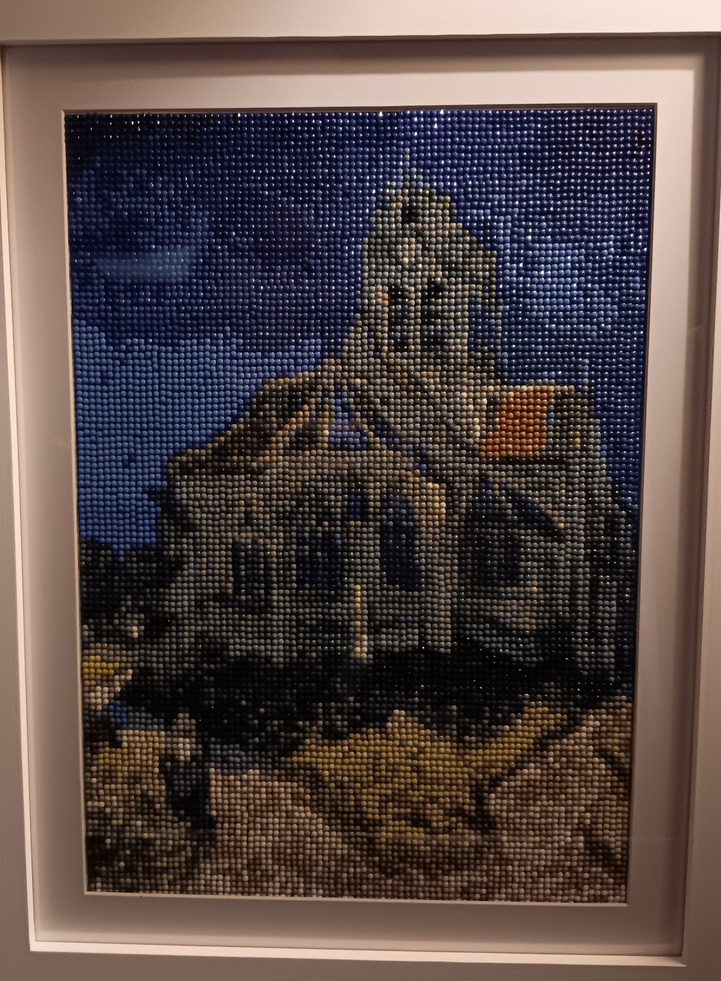 Framed diamond art
