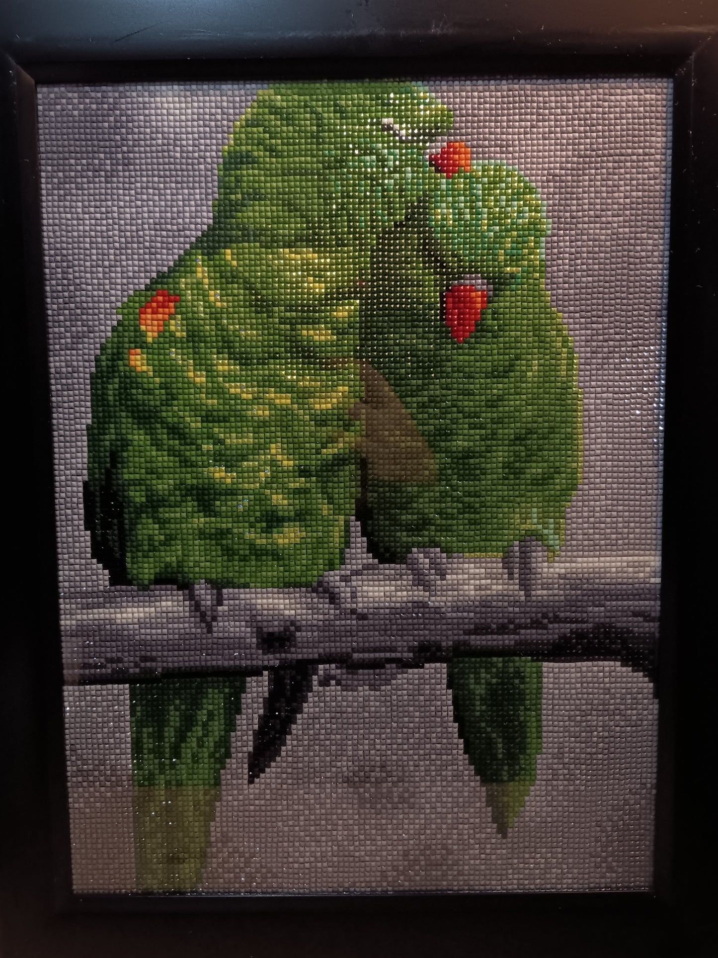 Framed diamond art