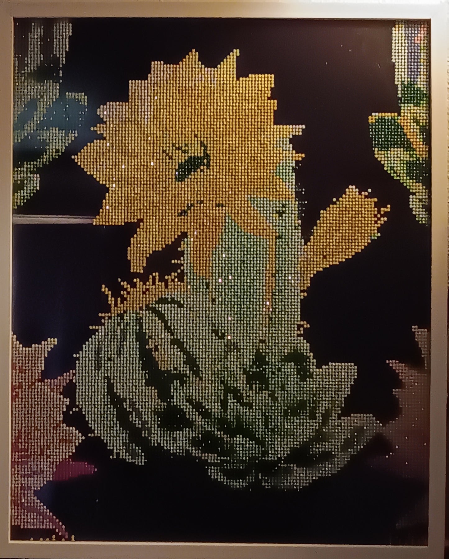 Framed diamond art