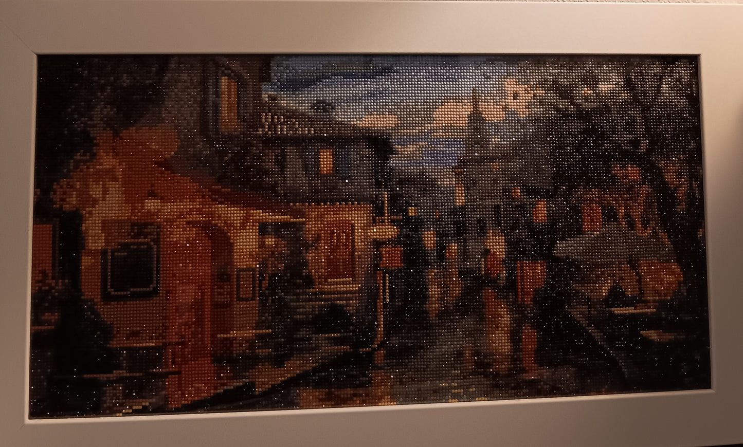 Framed diamond art