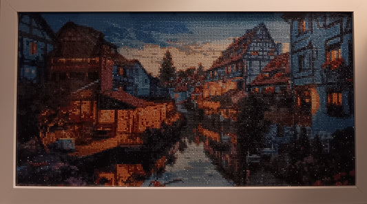 Framed diamond art