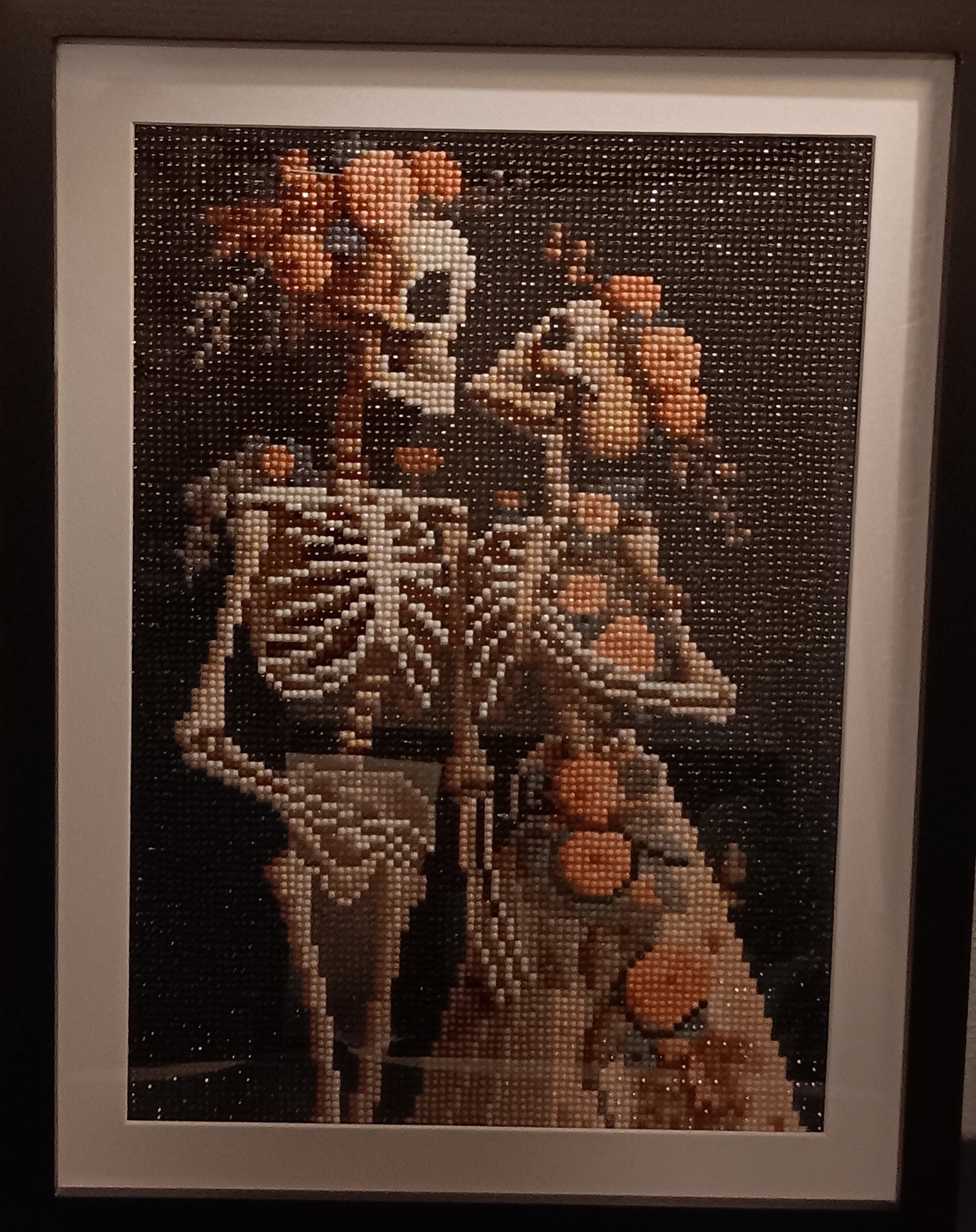Framed diamond art
