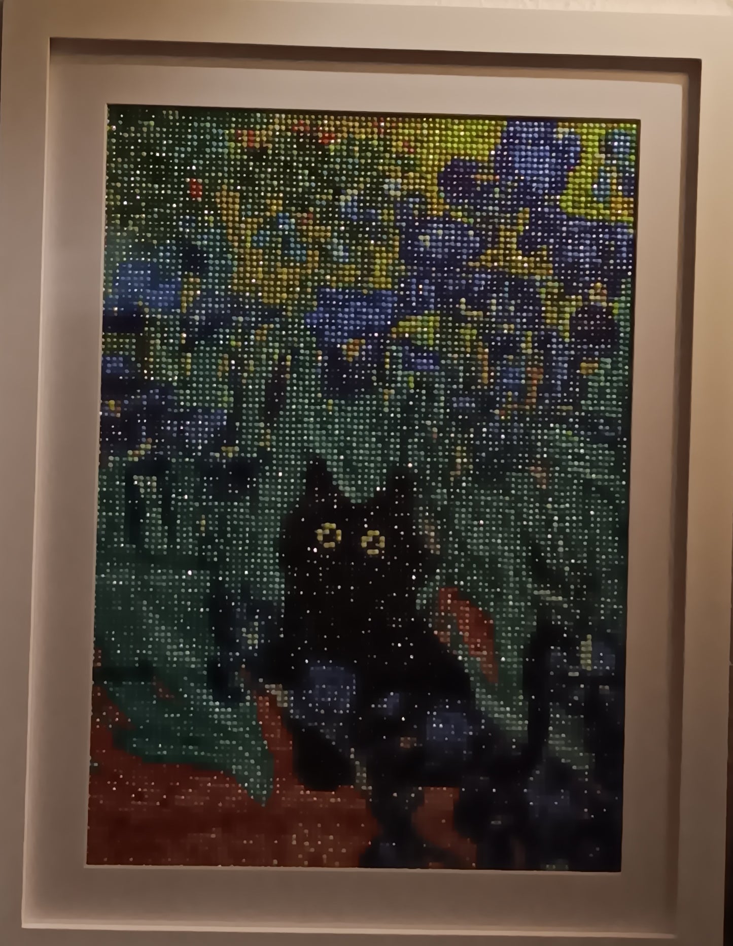 Framed diamond art