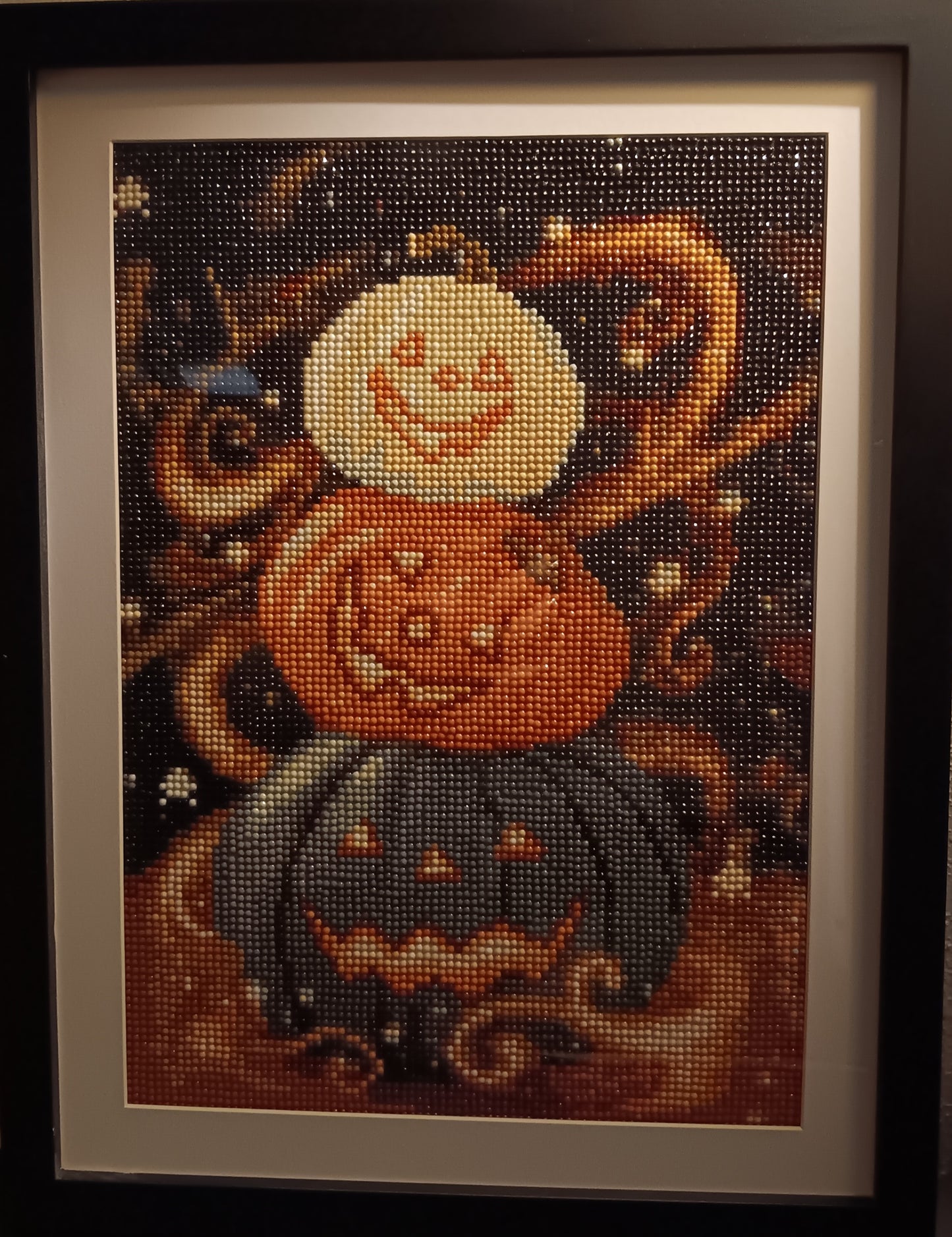 Framed diamond art
