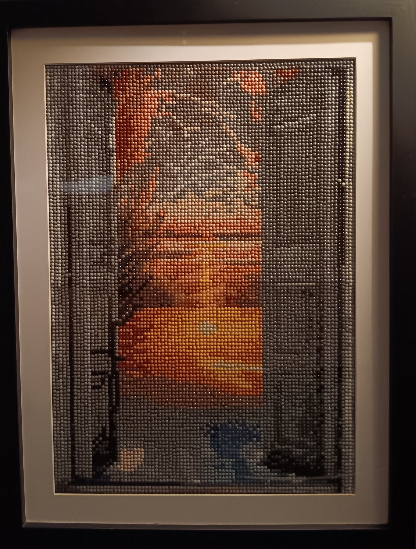 Framed diamond art