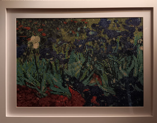 Framed diamond art