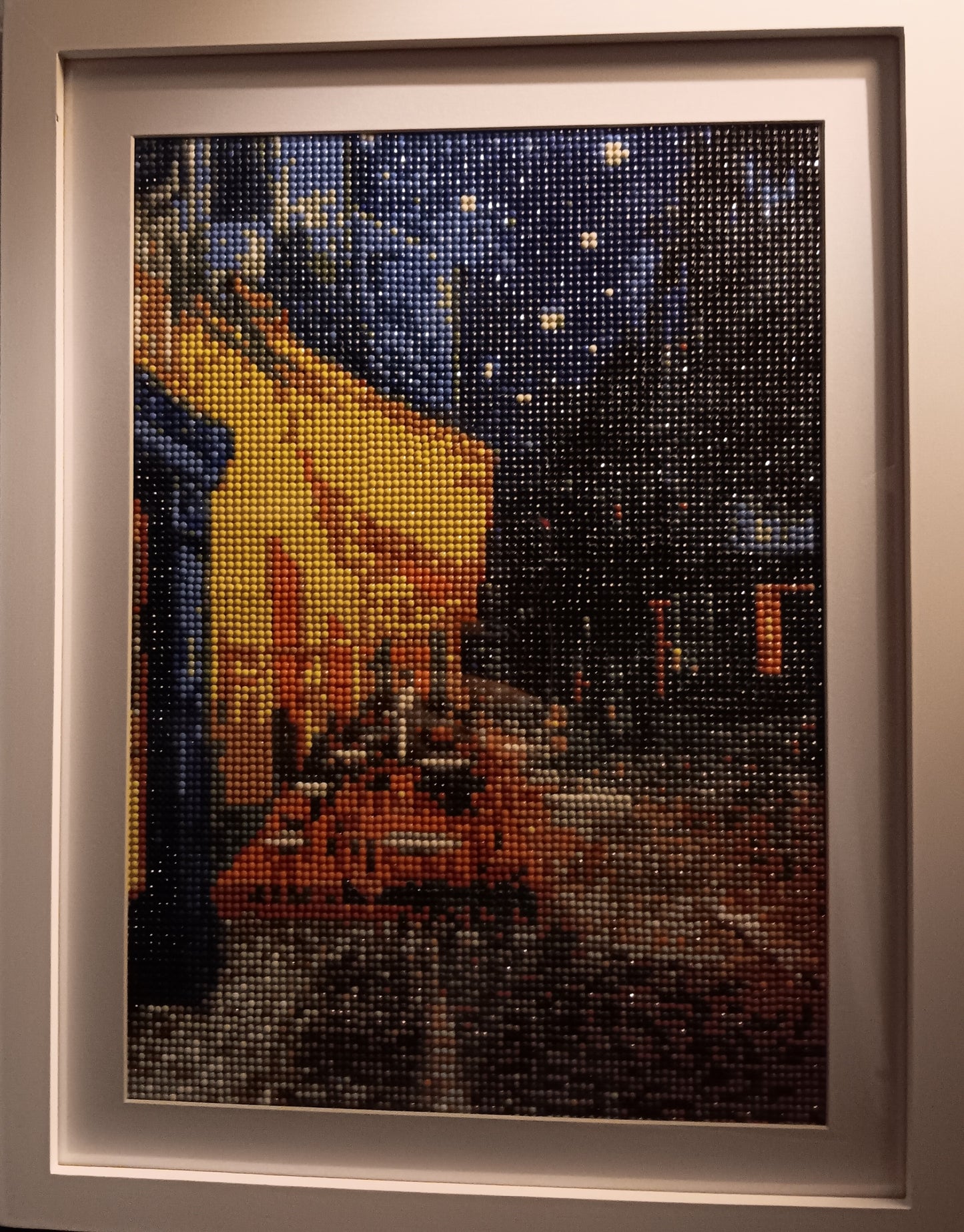 Framed diamond art