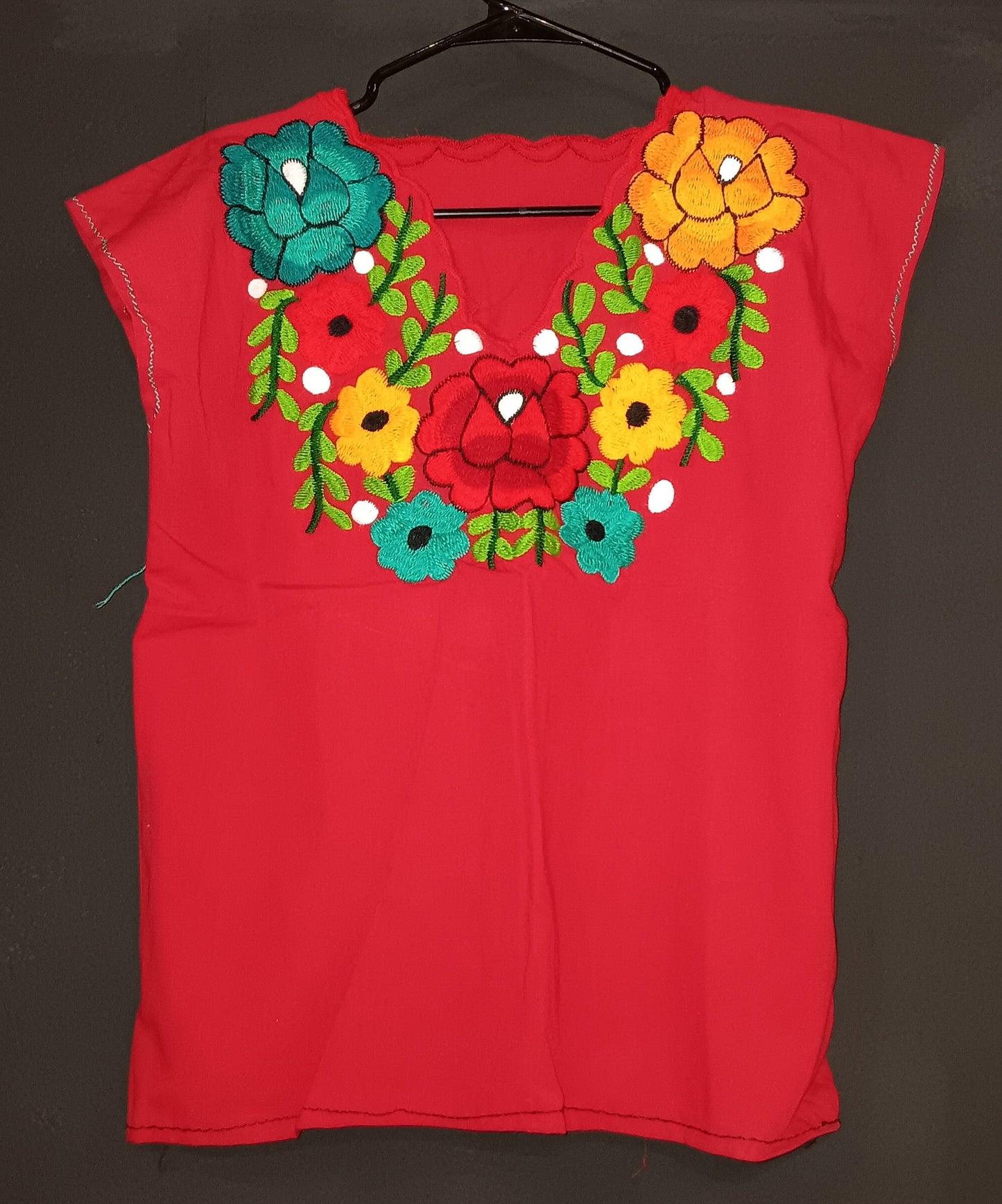 Mexican women's embroidered top