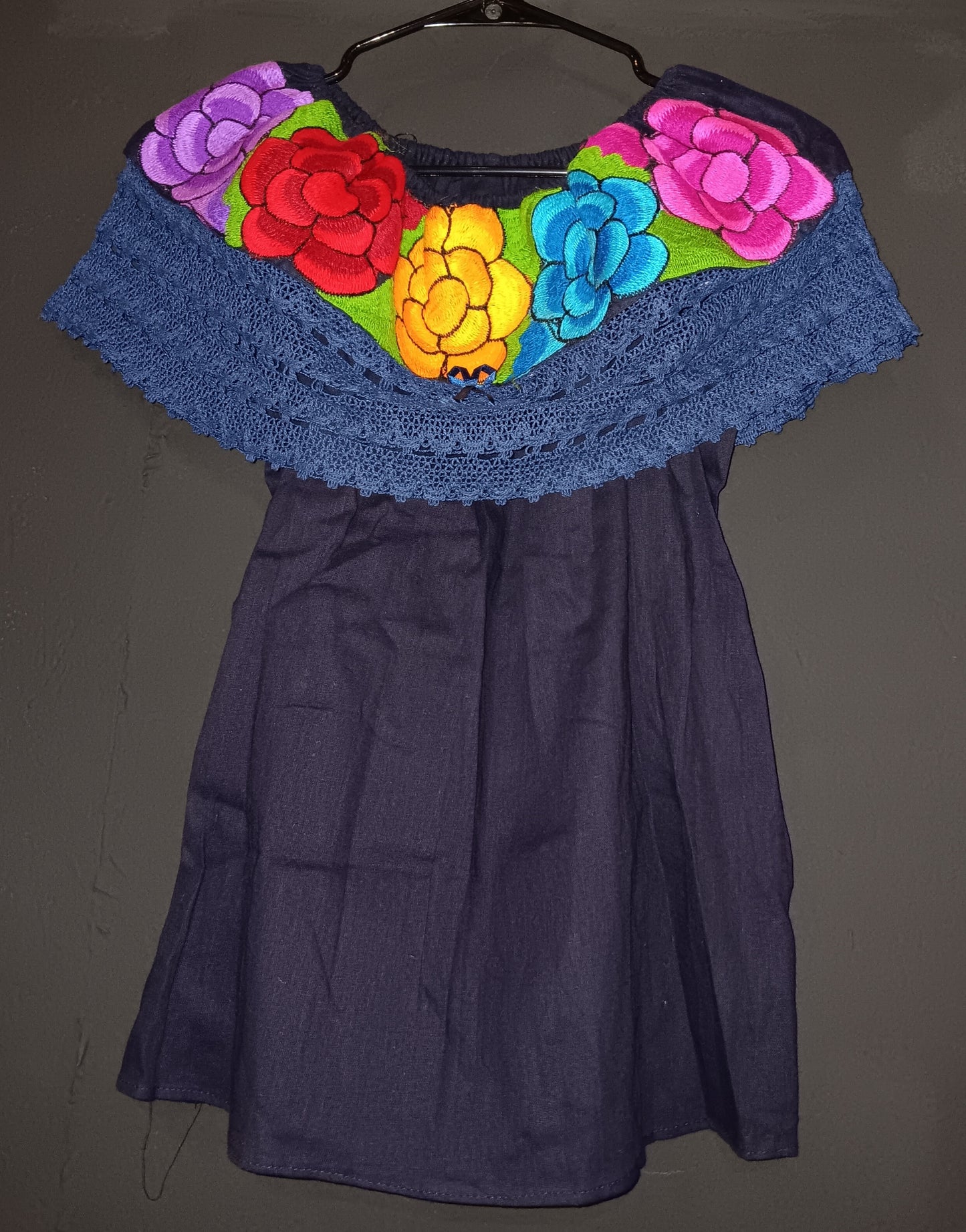 Mexican women's embroidered top