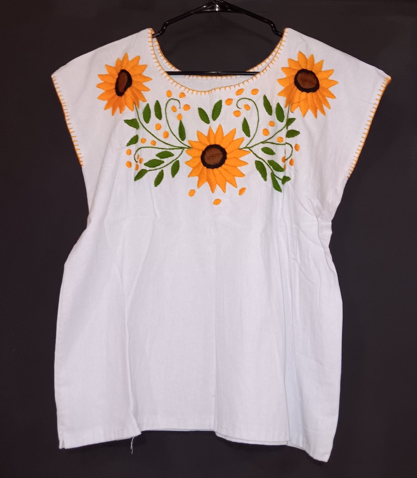 Mexican women's embroidered top
